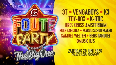 Busreis naar Qmusic Foute Party Big One 2026