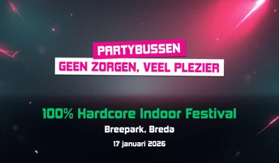Busreis naar 100% Hardcore Indoor Festival 2026