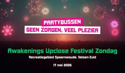 Busreis naar Awakenings Upclose zondag 2026