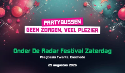 Bus naar Onder De Radar Festival Zaterdag 2026