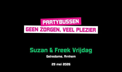 Bus naar Suzan en Freek vrijdag 29 mei 2026