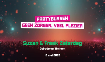 Bus naar Suzan en Freek zaterdag 16 mei 2026