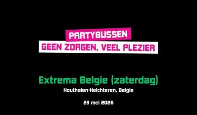 Busreis naar Extrema Outdoor BE (zondag) 2026