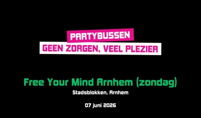 Busreis naar Free Your Mind Festival Arnhem zondag 2026
