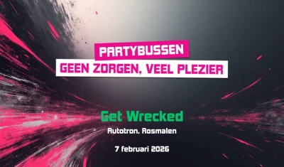 Busreis naar Get Wrecked indoor 2026