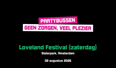 Busreis naar Loveland Festival zaterdag 2026